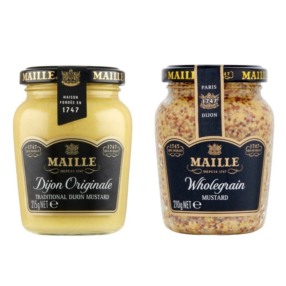 26112525638-法國 MAILLE 魅雅 狄戎芥末醬 芥末籽醬 芥末醬 芥末 法式料理 芥末子 黃芥末 芥茉