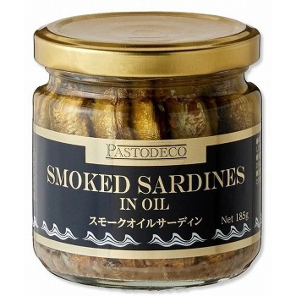 26124718760-日本 TOMATO PASTODECO 油漬煙燻沙丁魚罐 沙丁魚 罐頭 煙燻 油漬 沙丁魚 醃製魚
