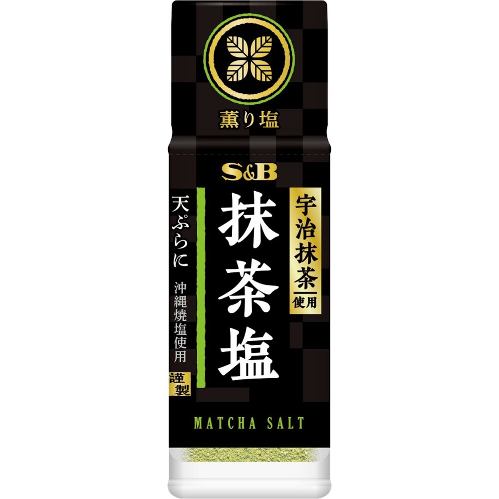 26734312092-日本 愛思必 S&B 抹茶鹽 調味鹽 宇治抹茶 抹茶塩