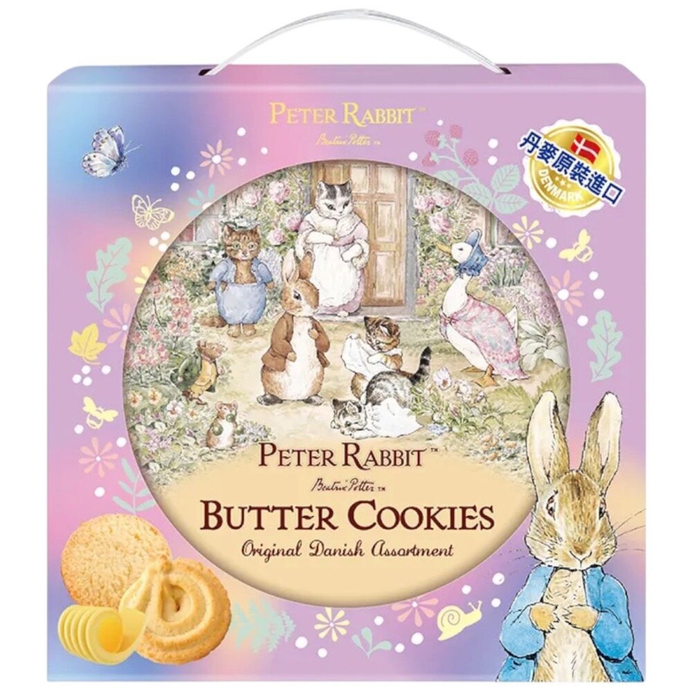 26808283154-丹麥原裝進口 PETER RABBIT 比得兔 丹麥奶油酥餅禮盒 丹麥酥餅 禮盒 中秋 送禮 年節 彼得兔