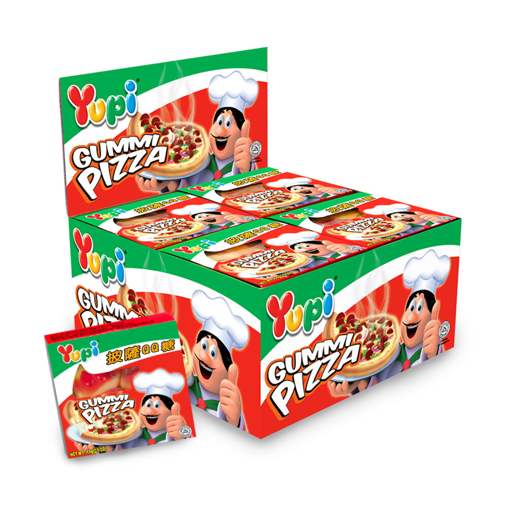 26974790954-印尼 YUPI 呦皮 QQ糖 軟糖 披薩QQ糖 糖果 披薩造型QQ糖 披薩造型糖 披薩軟糖 披薩 PIZZA