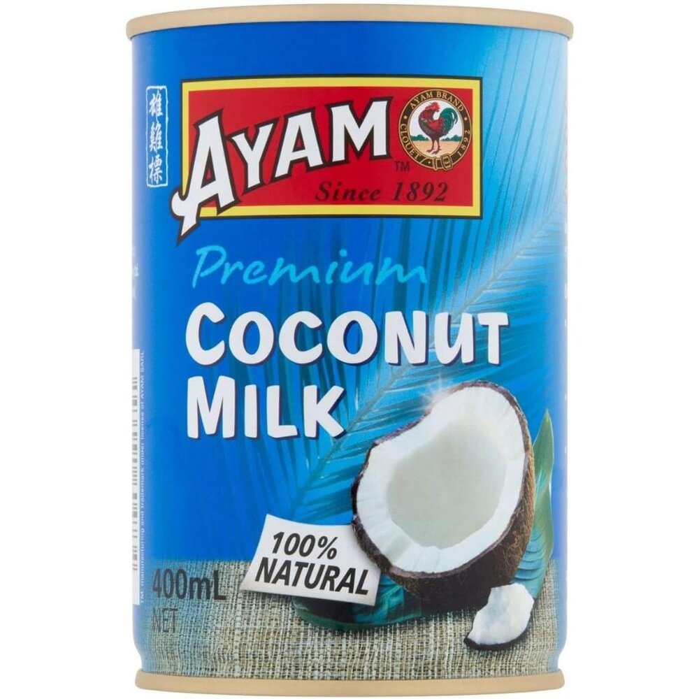 27418879558-馬來西亞 AYAM Brand 雄雞標 特級椰奶 香醇濃郁 純正原味 雄雞 椰奶