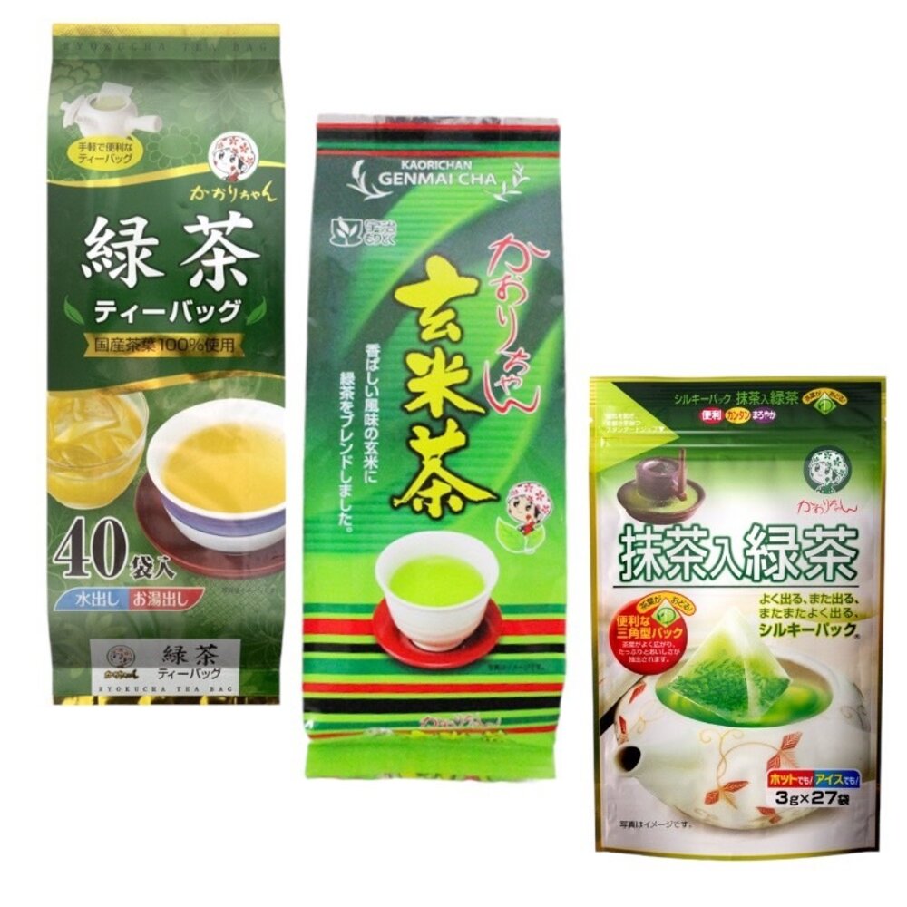27518332538-日本 宇智森徳 綠茶 玄米茶 煎茶 抹茶 三角茶包 抹茶綠茶 宇治森德