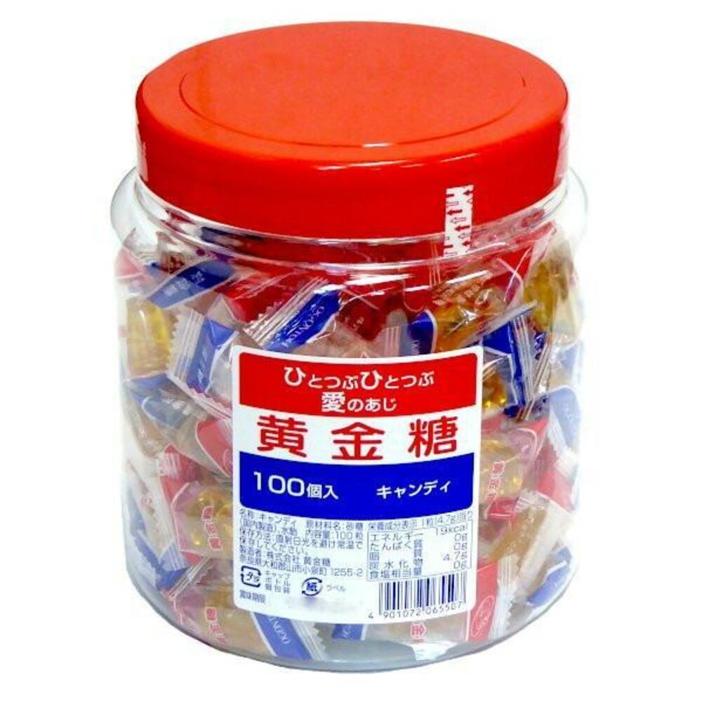 27524718903-日本 黃金糖 Ogontoh 懷舊 經典糖果 日本糖果 童年糖 伯客露 古早味 分享 桶裝 同樂會 生日會