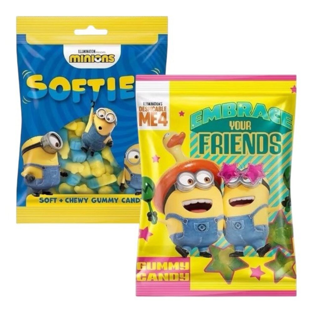 27532066046-德國 RAGOLDS MINIONS 小小兵 Q造型軟糖 軟糖 造型軟糖 超Q 軟Q 香蕉櫻桃風味