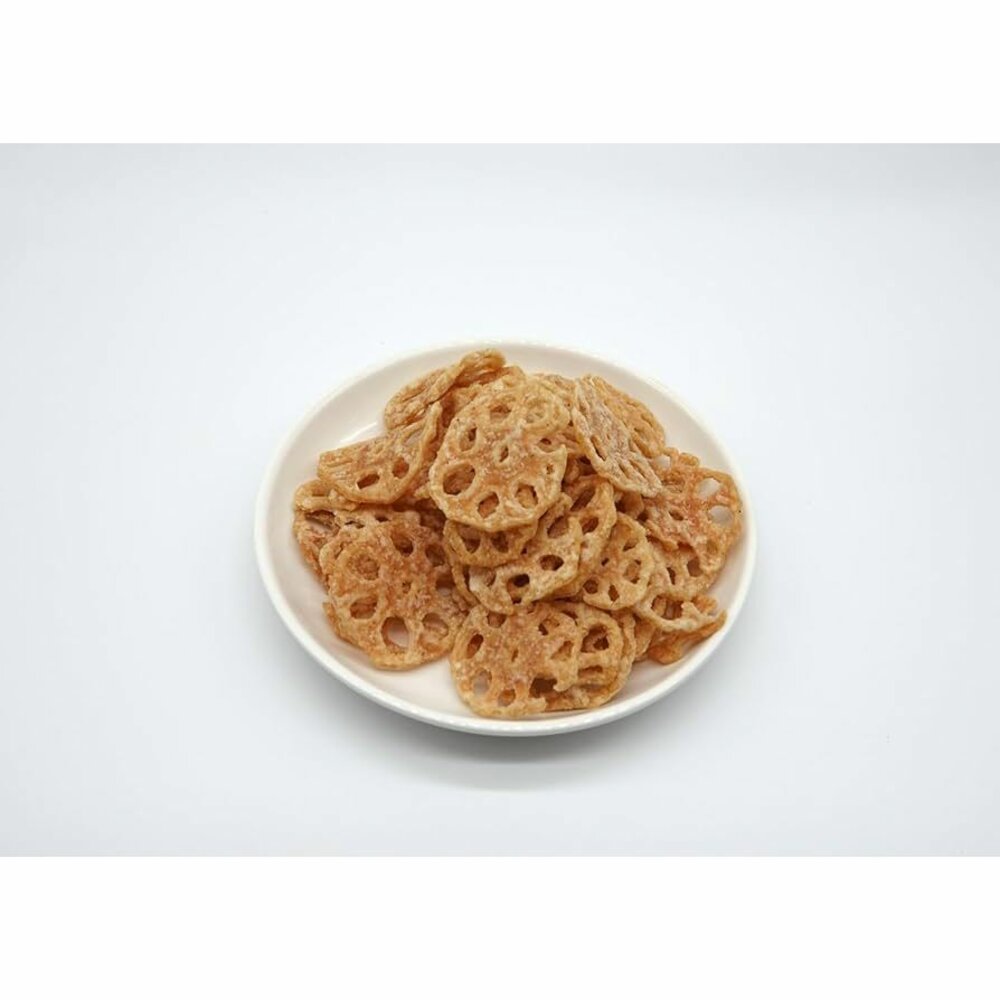 日本 壯關 SOKAN  大蒜豚骨醬油 蓮藕 點心餅 餅乾 大蒜蓮藕餅 脆片 蓮藕餅乾 蓮藕乾 大蒜-圖片-1