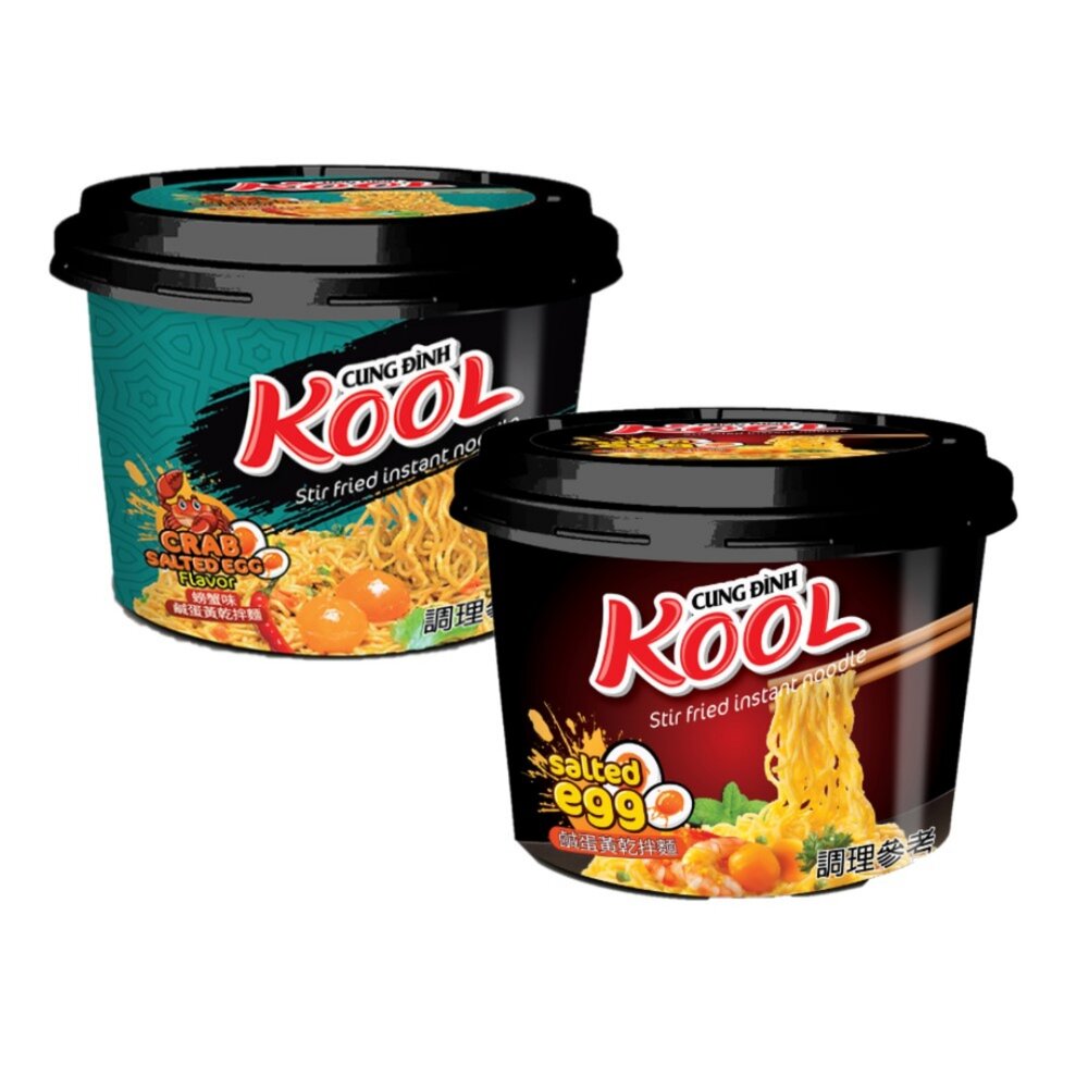2778525508-越南 ARE KOOL 鹹蛋黃 炒麵 乾麵 拌麵 鹹蛋黃蟹風味 杯麵 奔跑吧蛋蛋 越南河粉