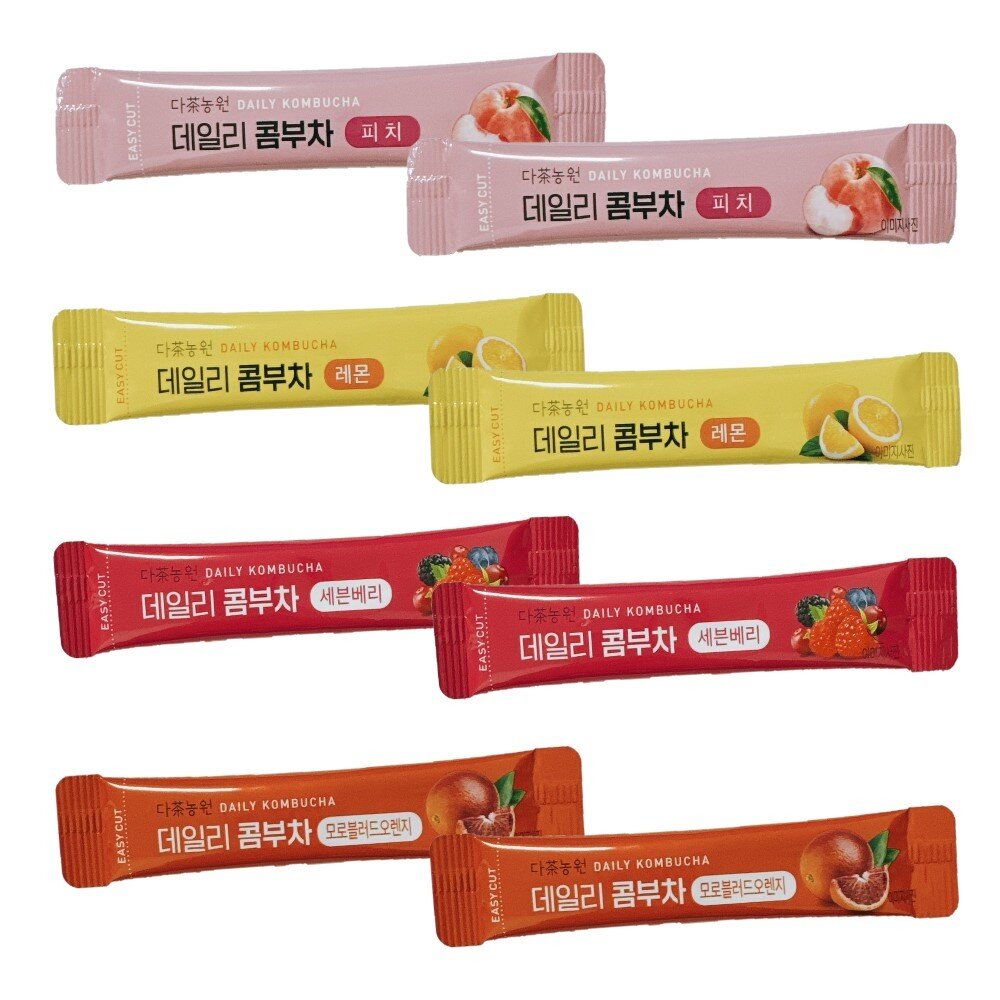 27850868890-[單入] 韓國 danongwon 康普茶 試飲包 每日 七莓 檸檬 水蜜桃 血橙 莓果