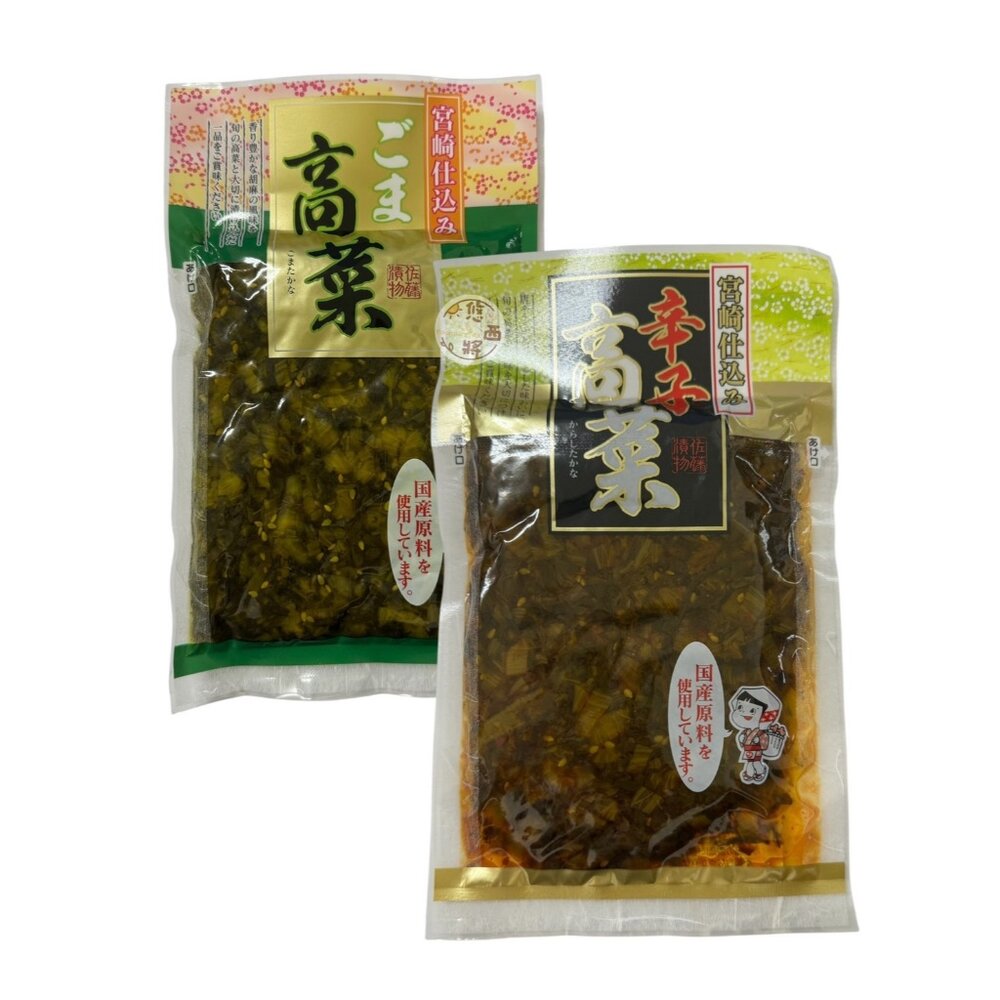 27928738652-日本 佐藤 高菜漬 酸菜 辣味 芝麻酸菜 辣味酸菜 日本酸菜 醃菜 漬物