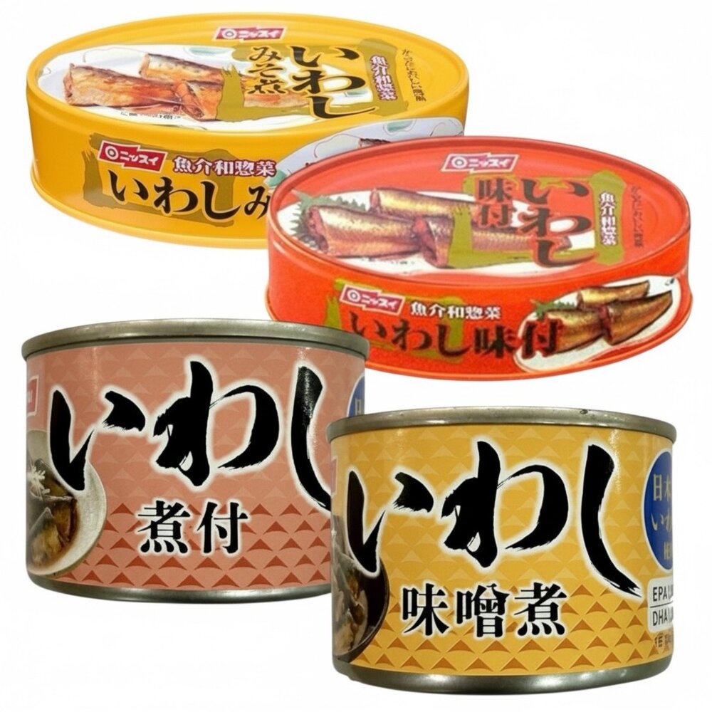 27931481653-泰國 日水 nissui 沙丁魚罐 罐頭 味付 味噌風味 魚罐頭 沙丁魚