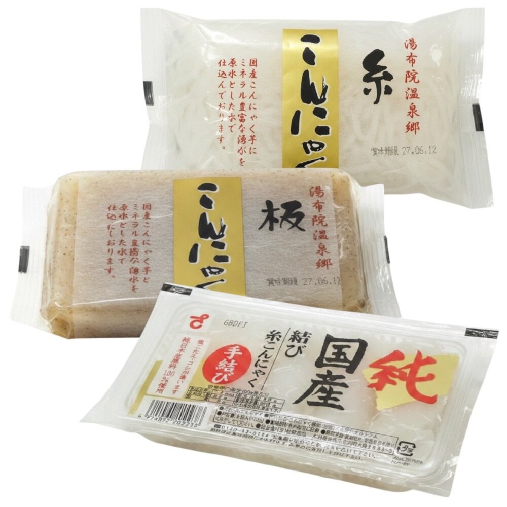 28024420925-日本 石橋屋 佐藤 蒟蒻 蒟蒻絲 蒟蒻塊 蒟蒻結 日本蒟蒻 湯布院