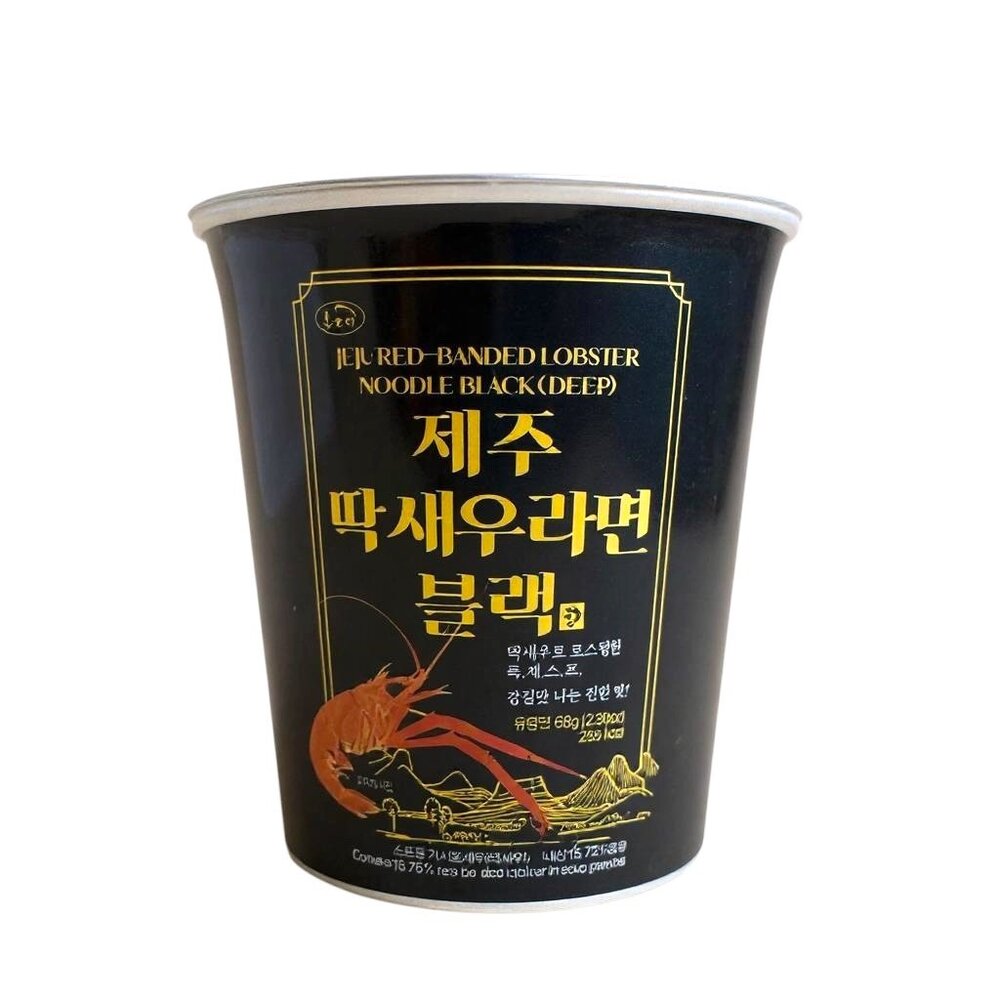 28438971604-韓國 Hanolle Jeju Red 濟州島 蝦子 拉麵 泡麵 杯麵 濃厚口味 蝦子風味