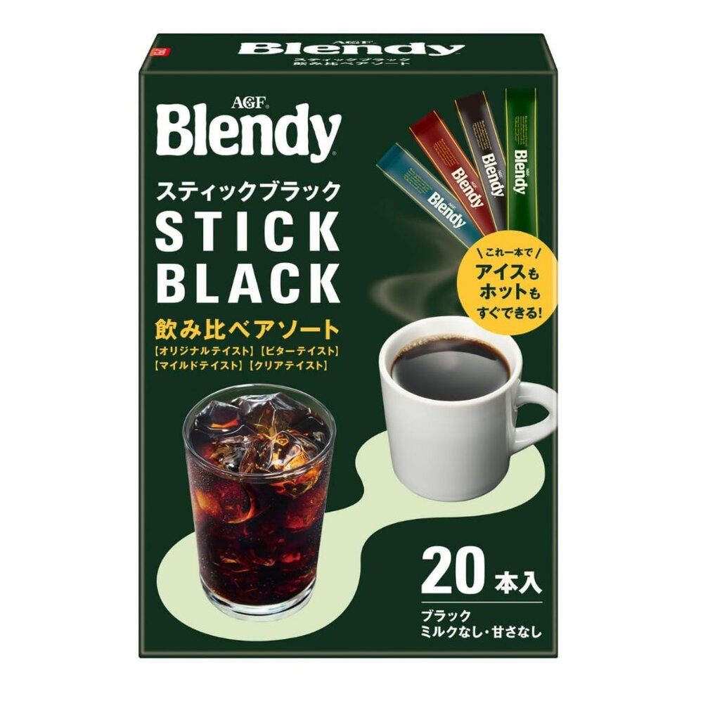 29024858963-日本 AGF Blendy 4種綜合黑咖啡 黑咖啡 咖啡 即溶咖啡 即溶咖啡粉 沖泡 綜合黑咖啡