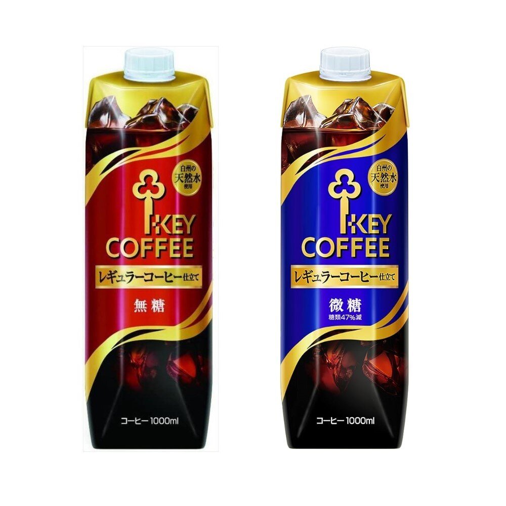 日本 KEY COFFEE 無糖咖啡 微糖咖啡 咖啡 即飲 冰咖啡-圖片-1