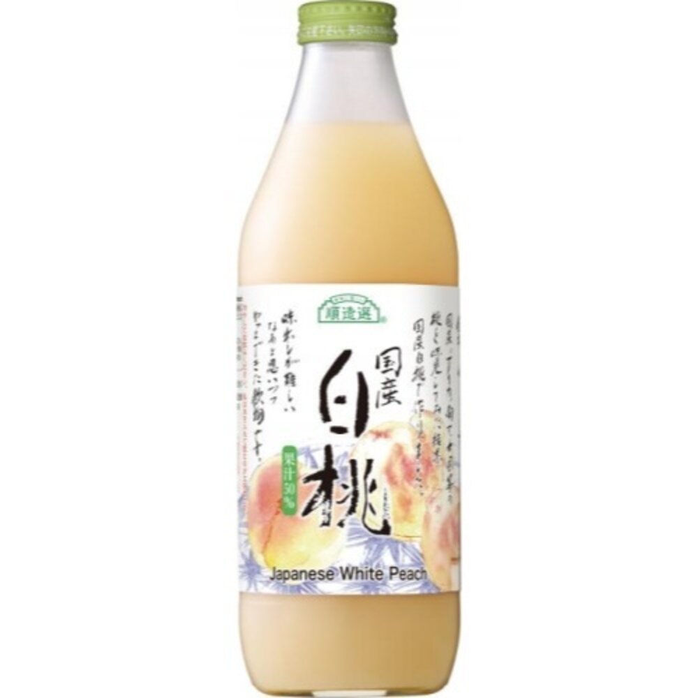 29383833074-日本 MARUKAI 順造選 白桃汁 白桃 國產 水蜜桃汁 信州