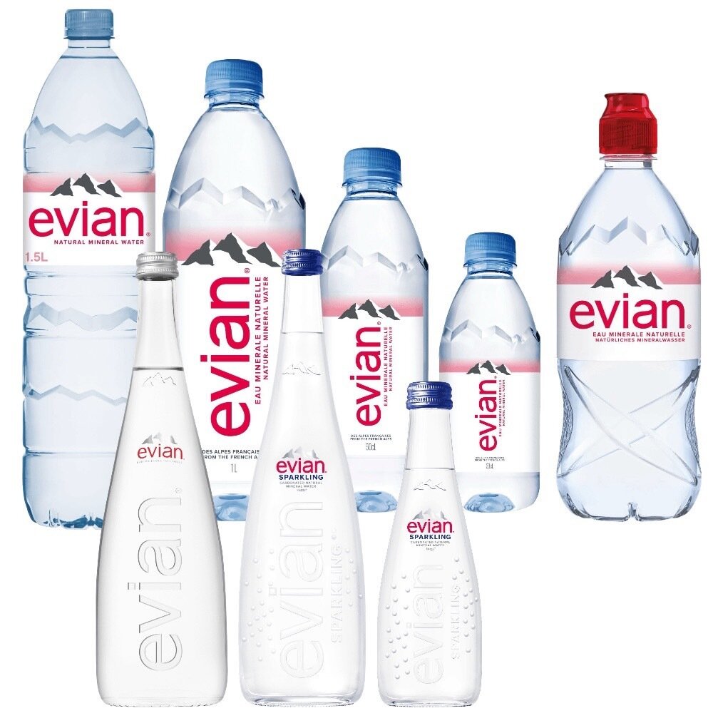 29511075438-[箱購免運] 法國evian 依雲 天然礦泉水 寶特瓶 運動瓶 氣泡水 礦泉水 玻璃罐 愛維養 依雲水 硬水