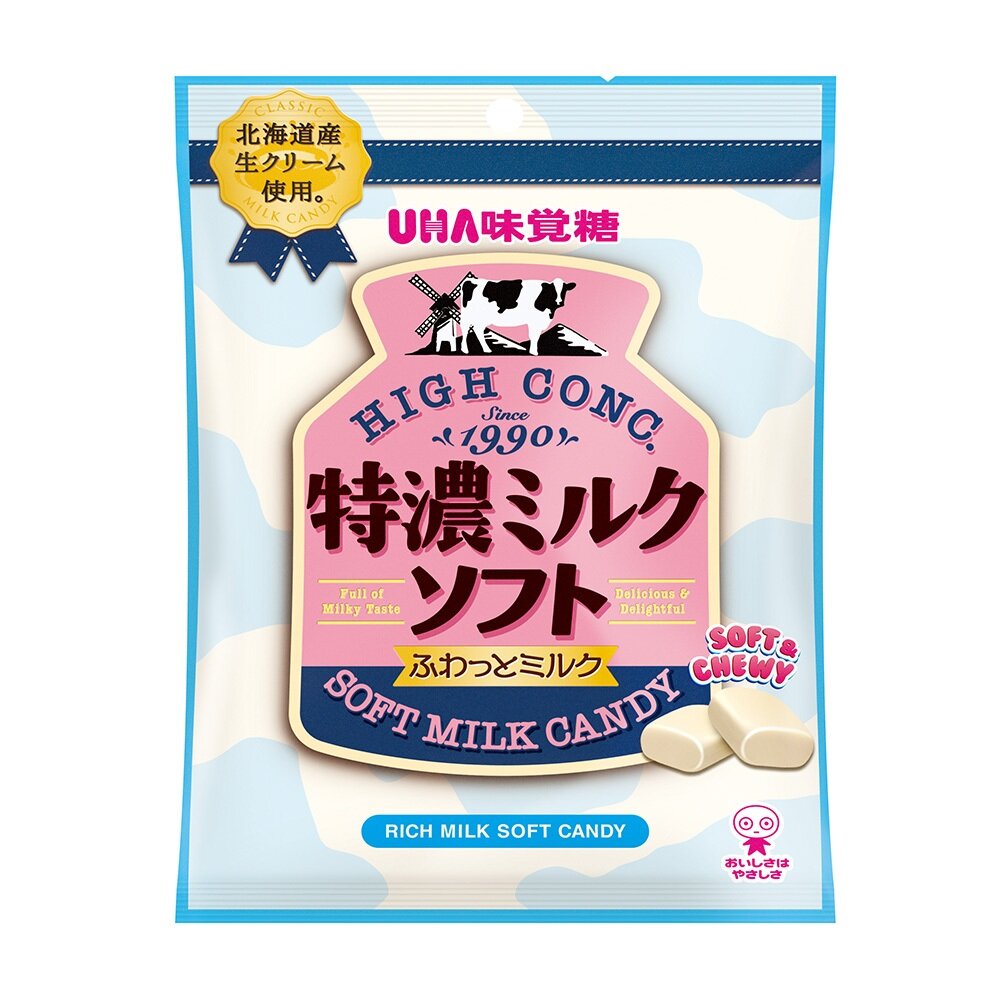 日本 UHA 味覺糖 特濃軟糖 牛奶味 牛奶糖 牛奶軟糖 軟糖 濃味牛奶軟糖-圖片-1
