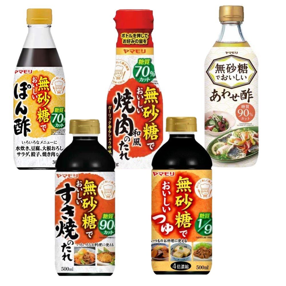 29752264647-日本 山森 無砂糖系列 調味料 柚子醋 和風燒肉醬 萬用醋 壽喜燒醬 麵味露 無砂糖 減醣酮 低碳水 低熱量