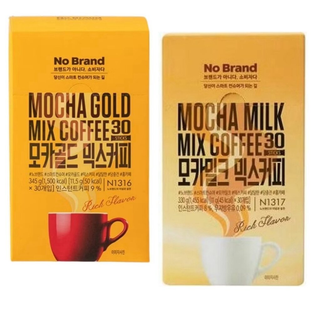 29962593129-韓國 No Brand 三合一咖啡 咖啡 即溶 摩卡 牛奶 金牌 3in1