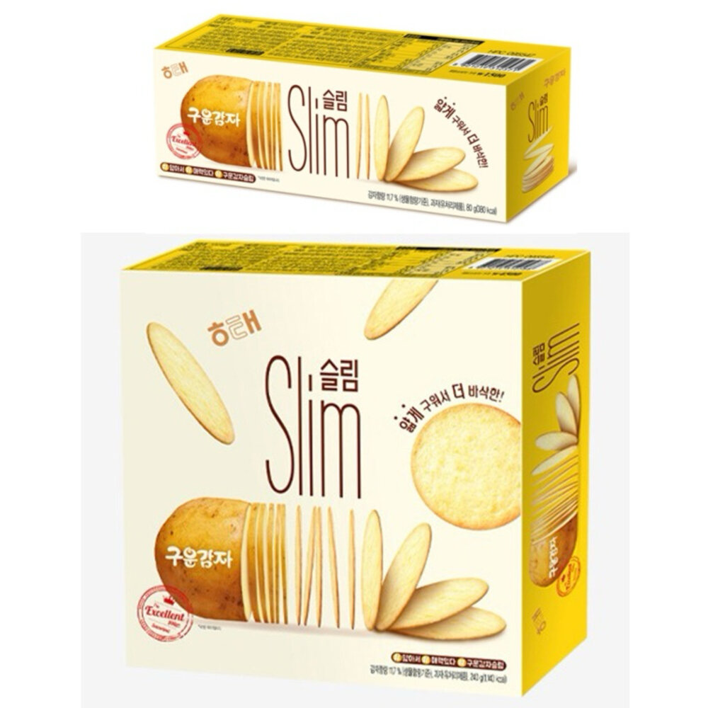 311783658-韓國 海太 HAITAI 烘焙馬鈴薯洋芋片 海太洋芋片 海太馬鈴薯餅 馬鈴薯餅乾 slim