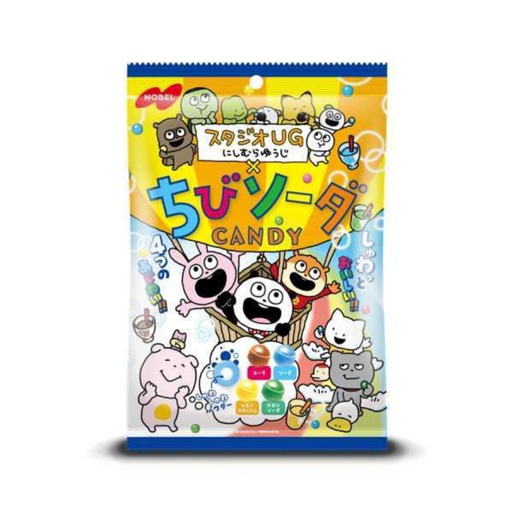 40602553134-日本 NOBEL 諾貝爾 綜合風味糖果 硬糖 糖果 水果糖 汽水糖 糖菓
