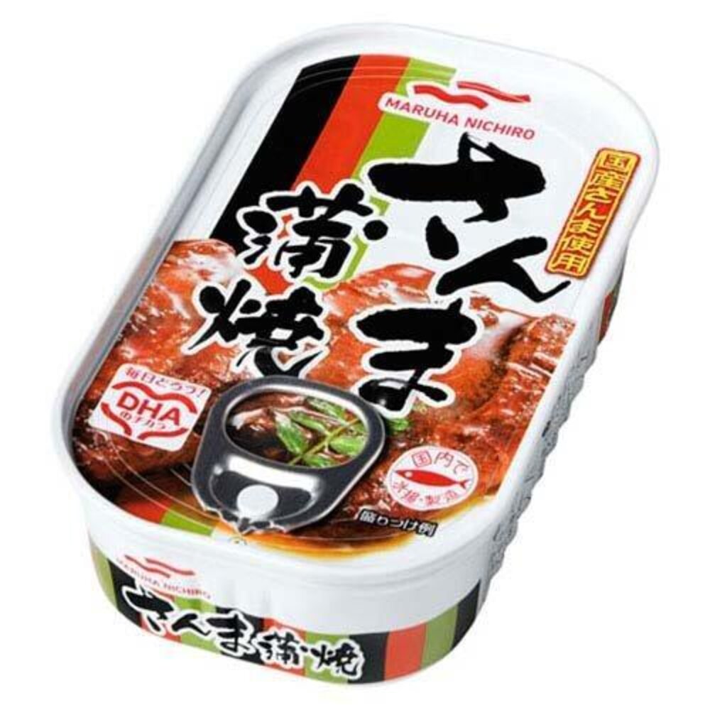 40851614752-日本 丸哈 秋刀魚 浦燒 罐頭 蒲燒 即食