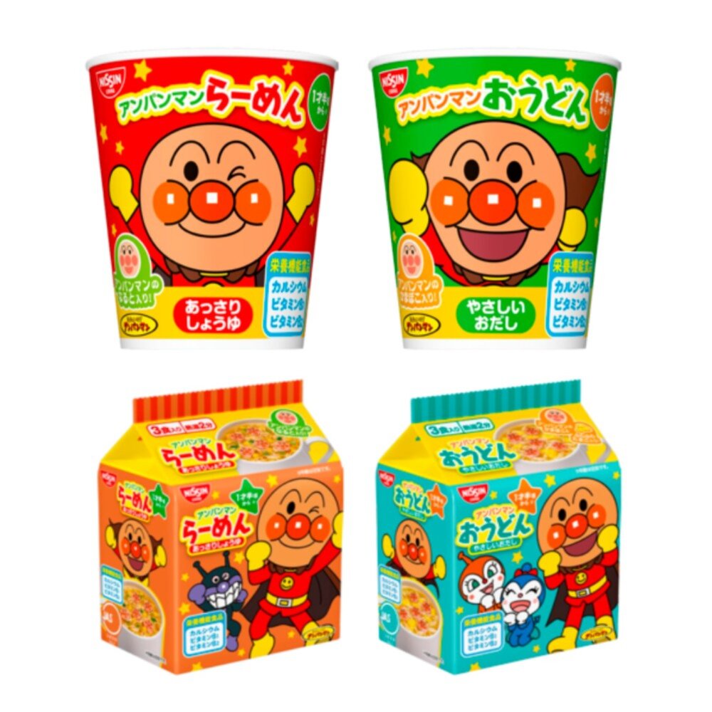 4146422919-日本 日清NISSIN 麵包超人 醬油拉麵 高湯烏龍麵 麵包超人泡麵 小孩泡麵  兒童 馬克杯麵