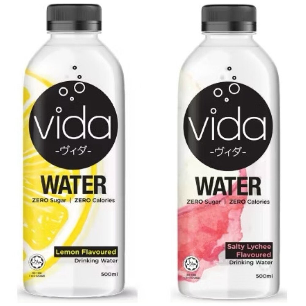 41501883954-馬來西亞 Vida 風味水 檸檬 鹹荔枝 檸檬水 鹹荔枝水 荔枝水