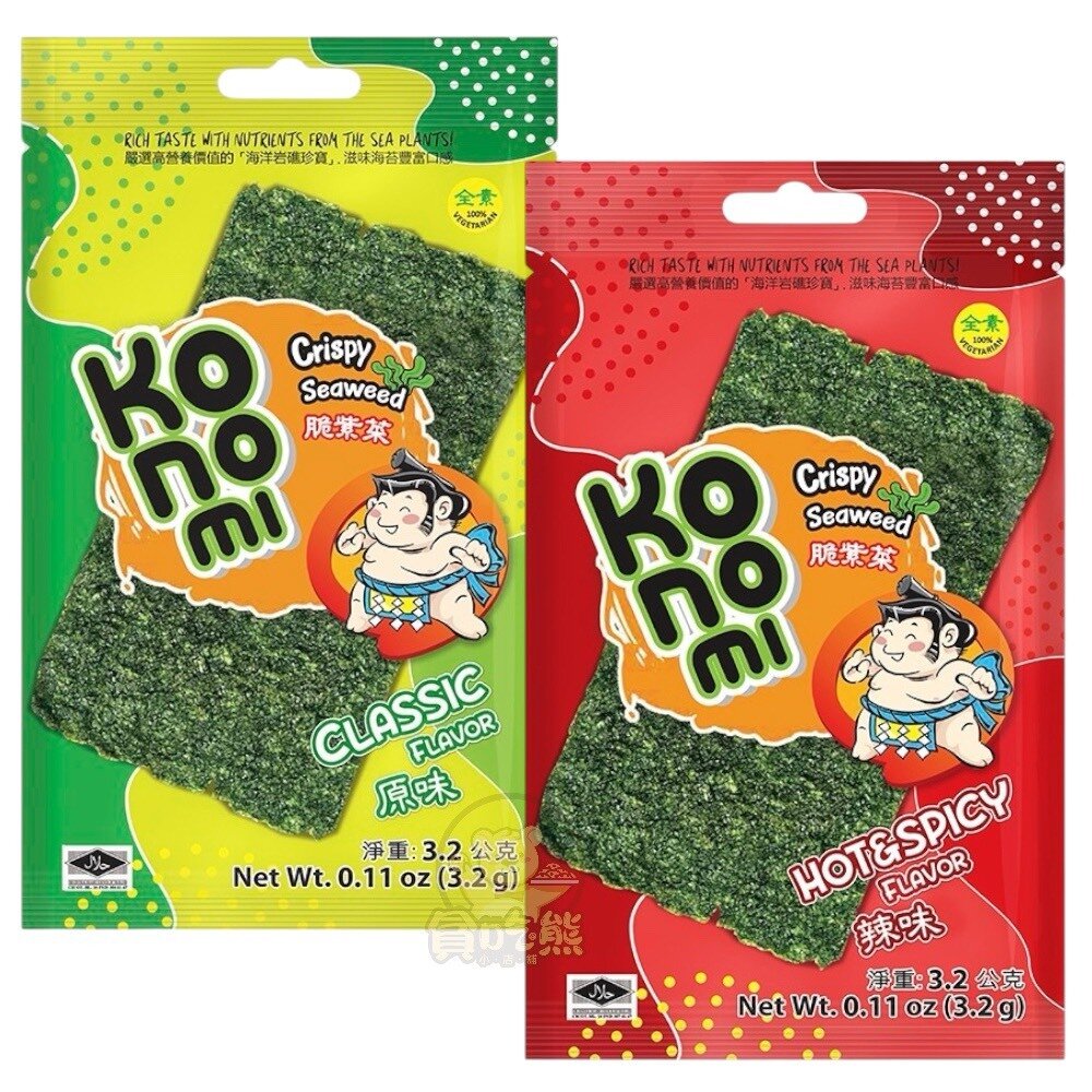 42053410019-*貪吃熊*泰國 KoNoMi 相撲手 海苔 薄片海苔 相撲手脆海苔 脆紫菜 相撲手海苔