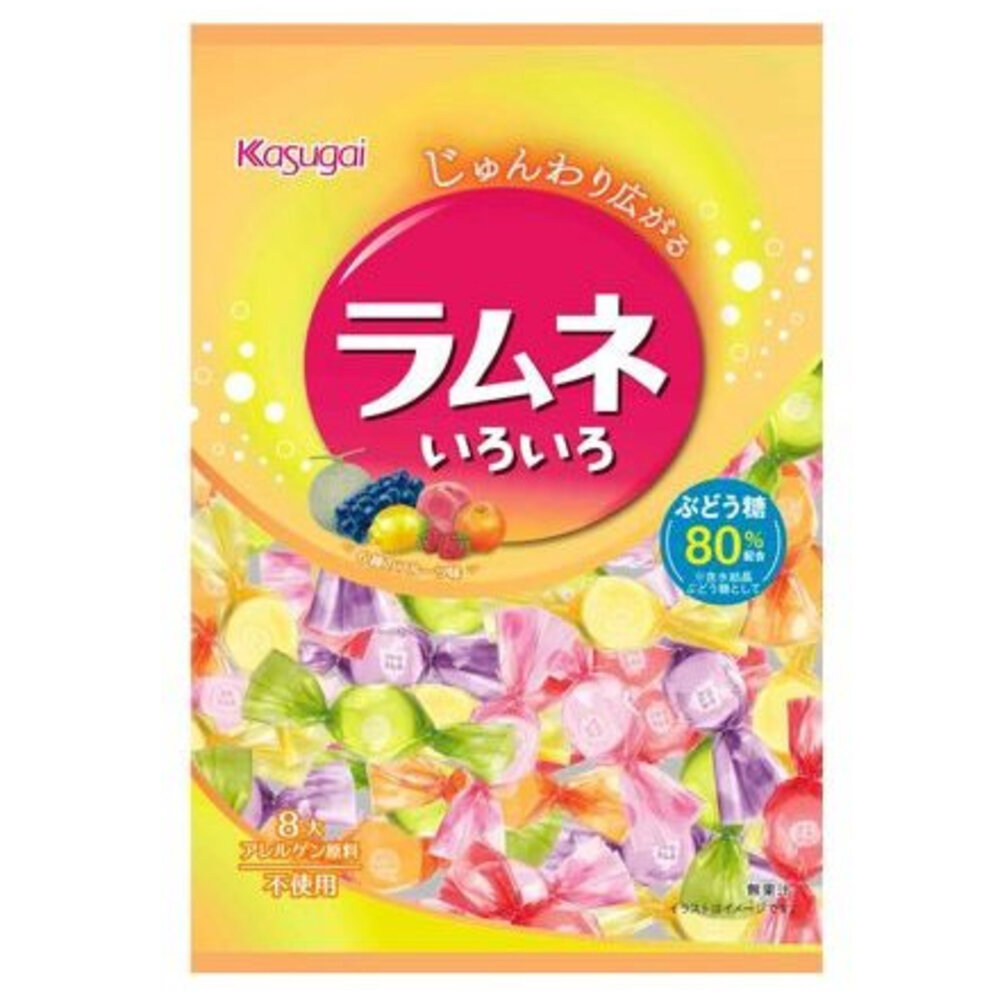 42450936141-日本 春日井 綜合風味糖果 水果糖 錠狀 糖果