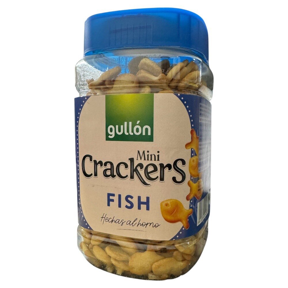 43907456615-西班牙 Gullon 穀優 MINI FISH 穀優 迷你小魚造型點心餅 小魚造型 餅乾 點心餅乾 迷你