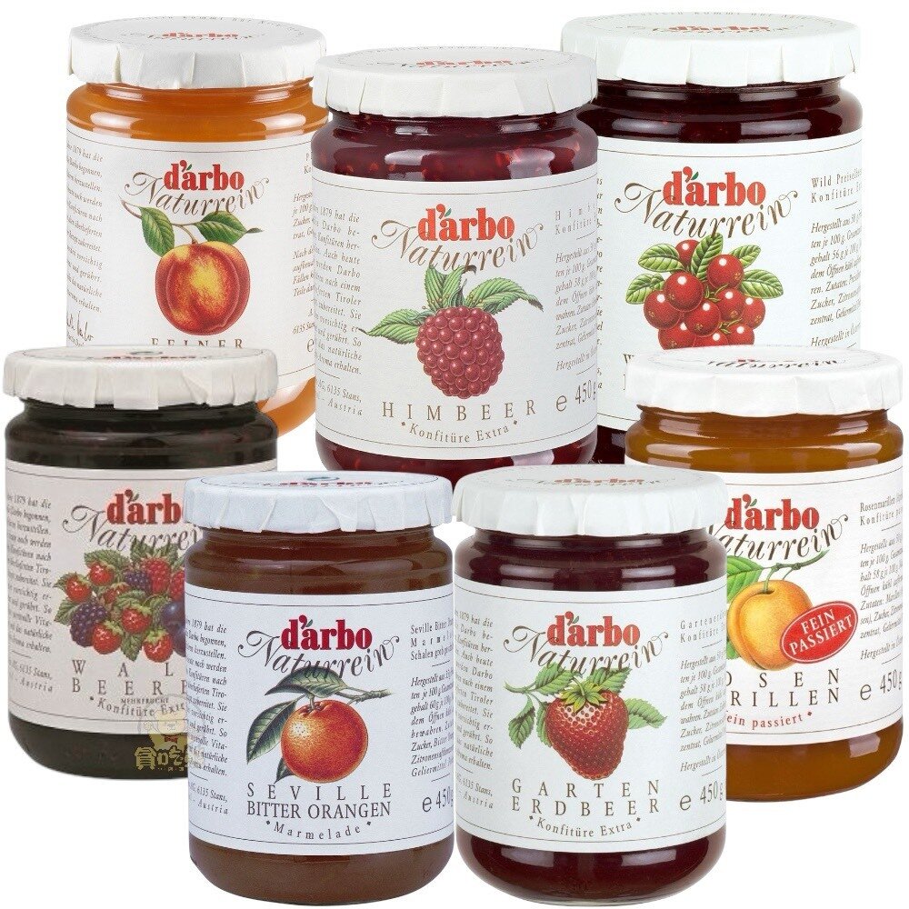 43959440649-德寶 Darbo 奧地利 果醬 水果抹醬 草莓果醬 森林莓果 水蜜桃 覆盆莓 杏桃 吐司抹醬