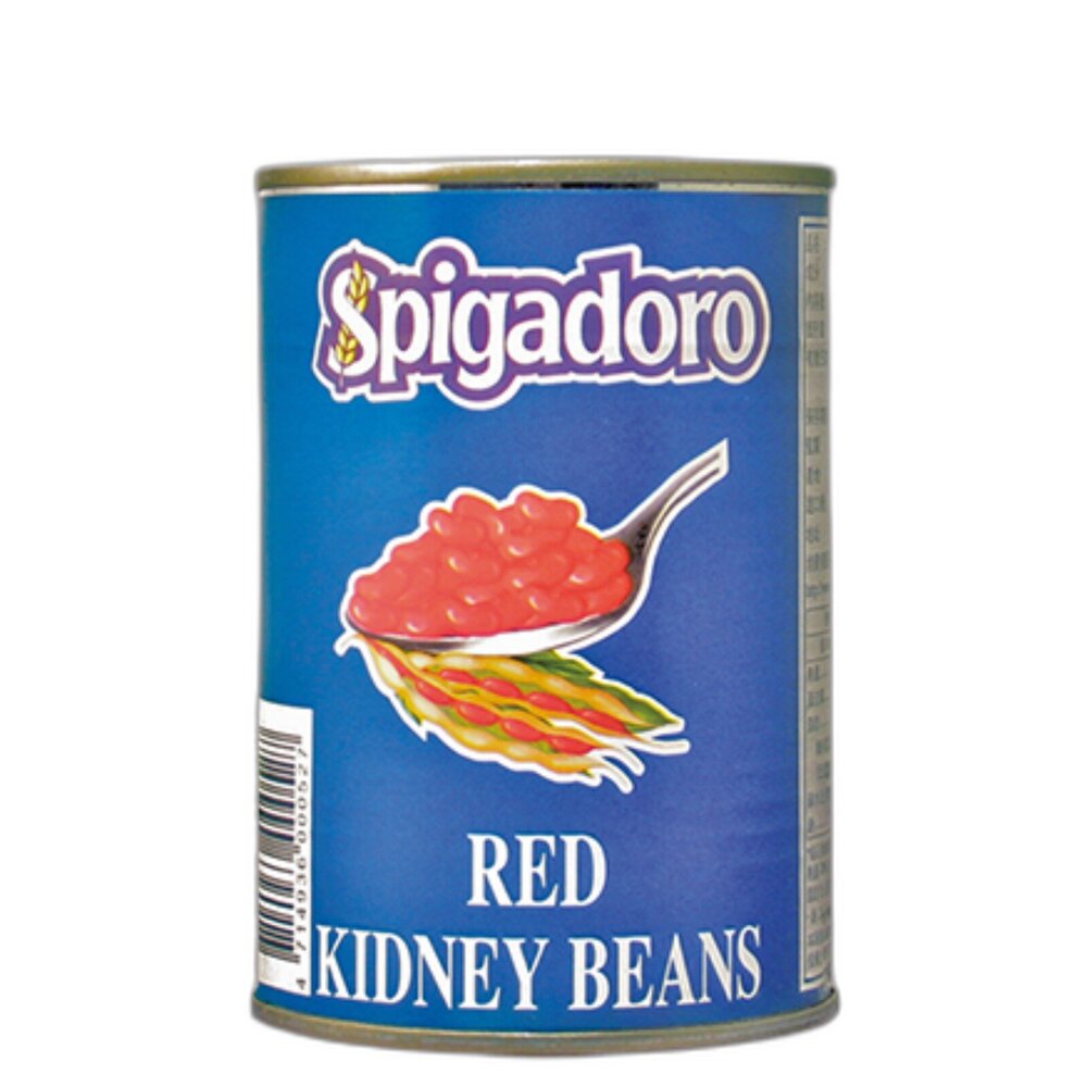 4714936000527-義大利 SPIGADORO 紅腰豆 埃及豆鷹嘴豆 茄汁焗豆 罐裝