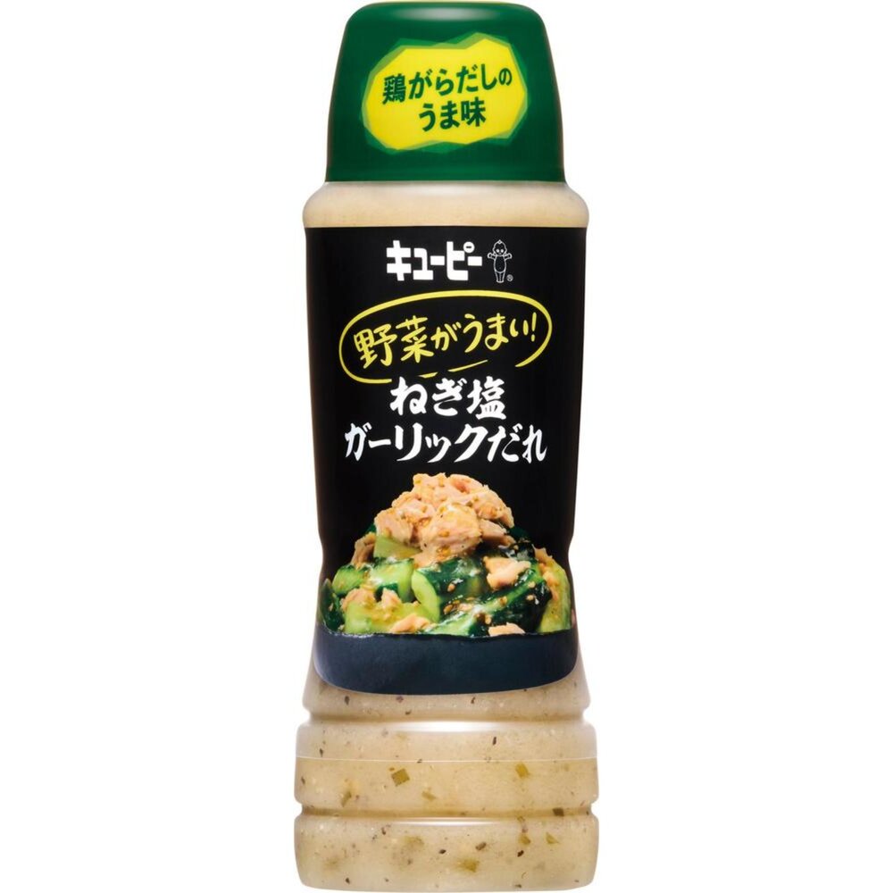 49015770-日本 QP 蔥鹽 大蒜 調味醬 大蒜風味醬 蔥蒜醬料 調味醬 生菜醬