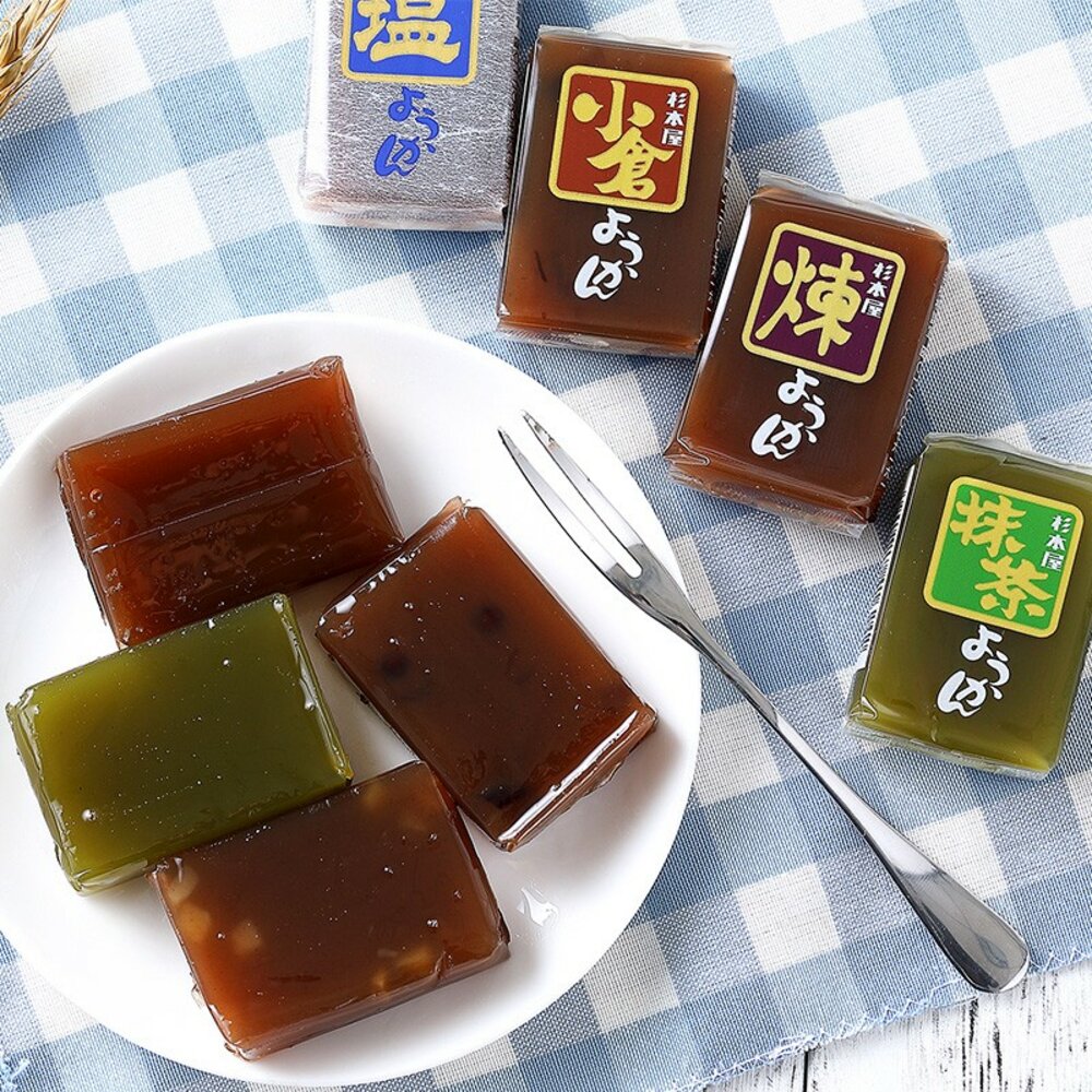 日本 杉本屋 迷你羊羹 三種栗子 風味羊羹 日本羊羹 羊羹 豆沙 栗子羊羹-圖片-4