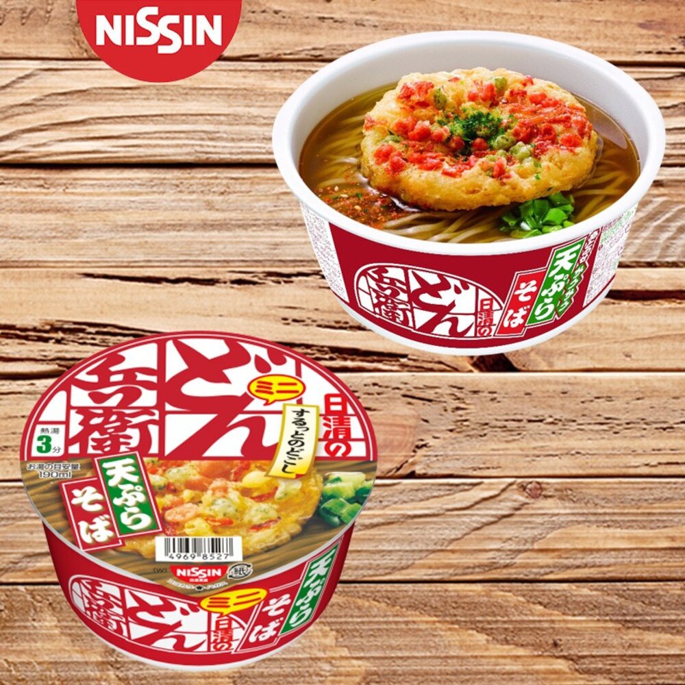 日本日清超人氣迷你杯麵5入/袋兵衛豆皮兵衛天婦羅日清醬油日清咖哩元祖
