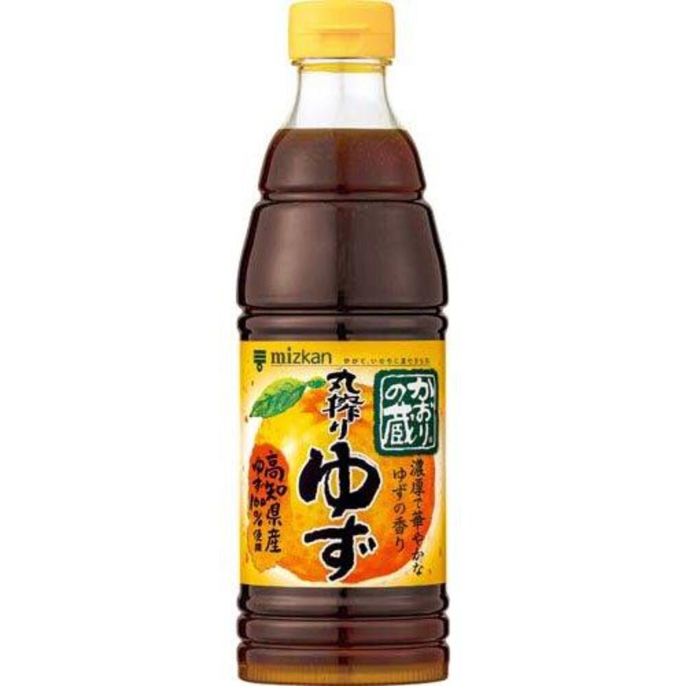 4902106565390-日本 mizkan 味滋康 鮮藏果香 柚子醋醬汁 柚子 醬油 調味品
