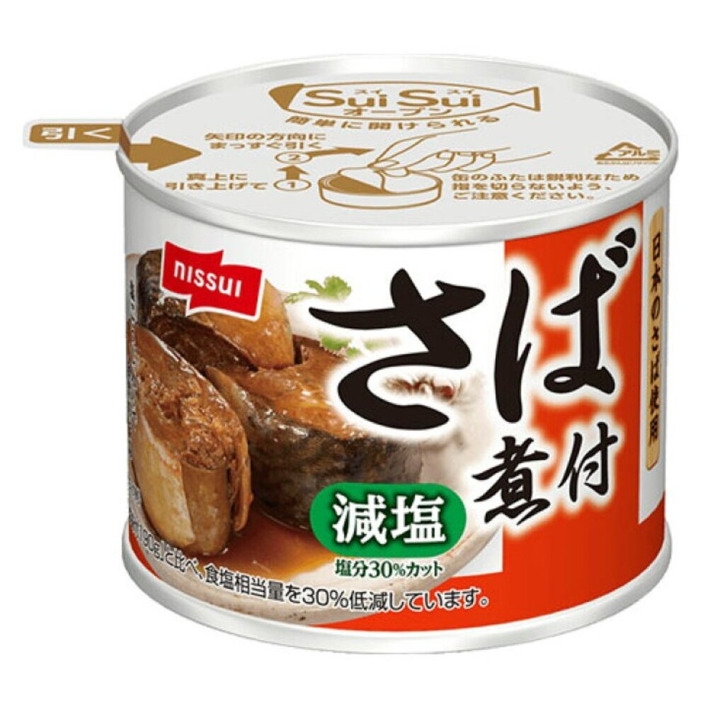  日本 日水 調味 鯖魚罐 魚罐頭  青花魚