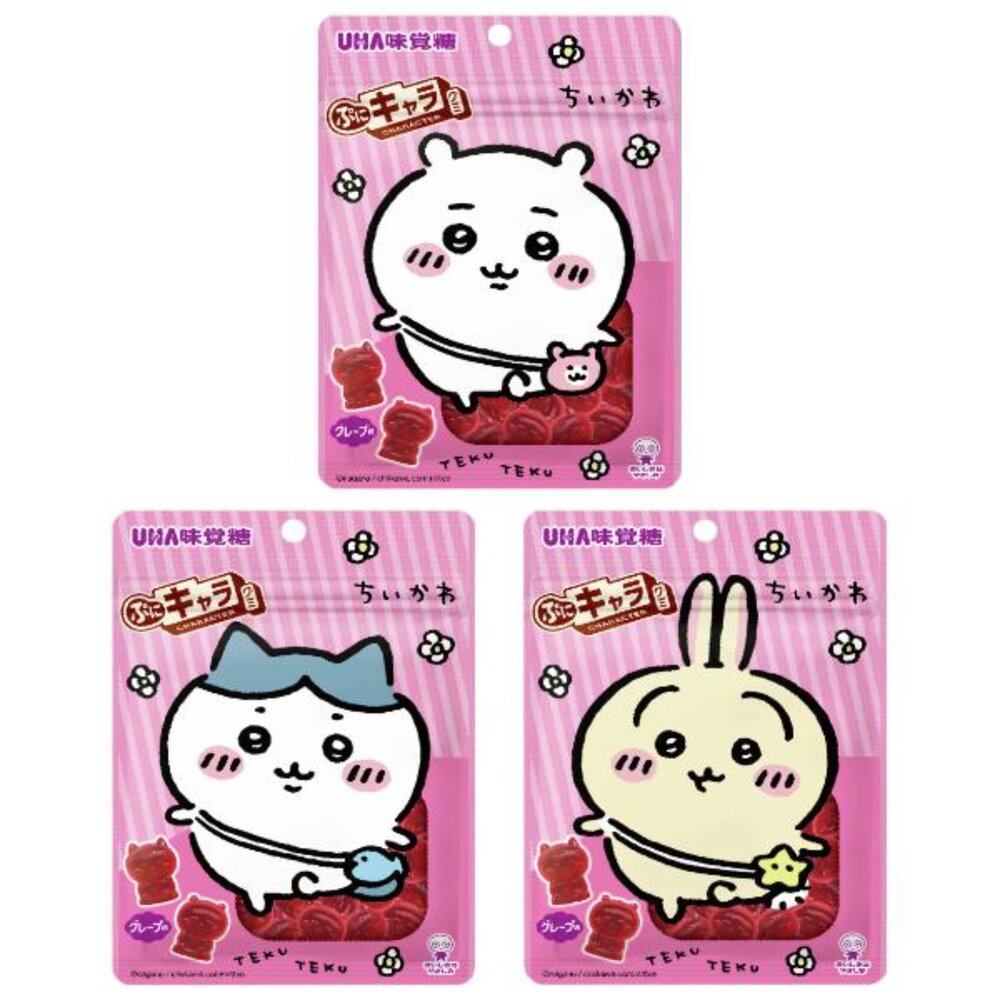 4902750763890-日本 UHA 味覺糖 吉伊卡哇 造型軟糖 軟糖 葡萄風味