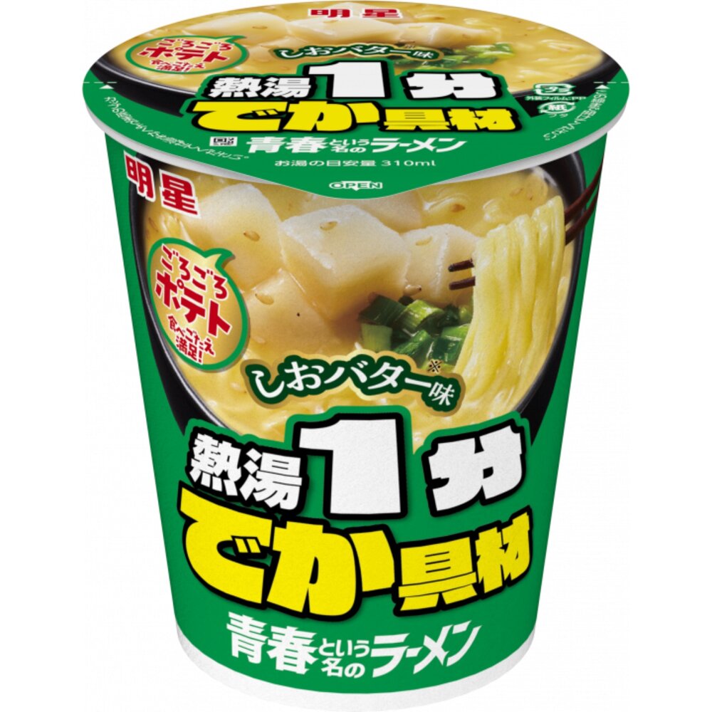 4902881459044-日本 明星食品 杯麵 泡麵 奶油鹽味杯麵 奶油鹽味