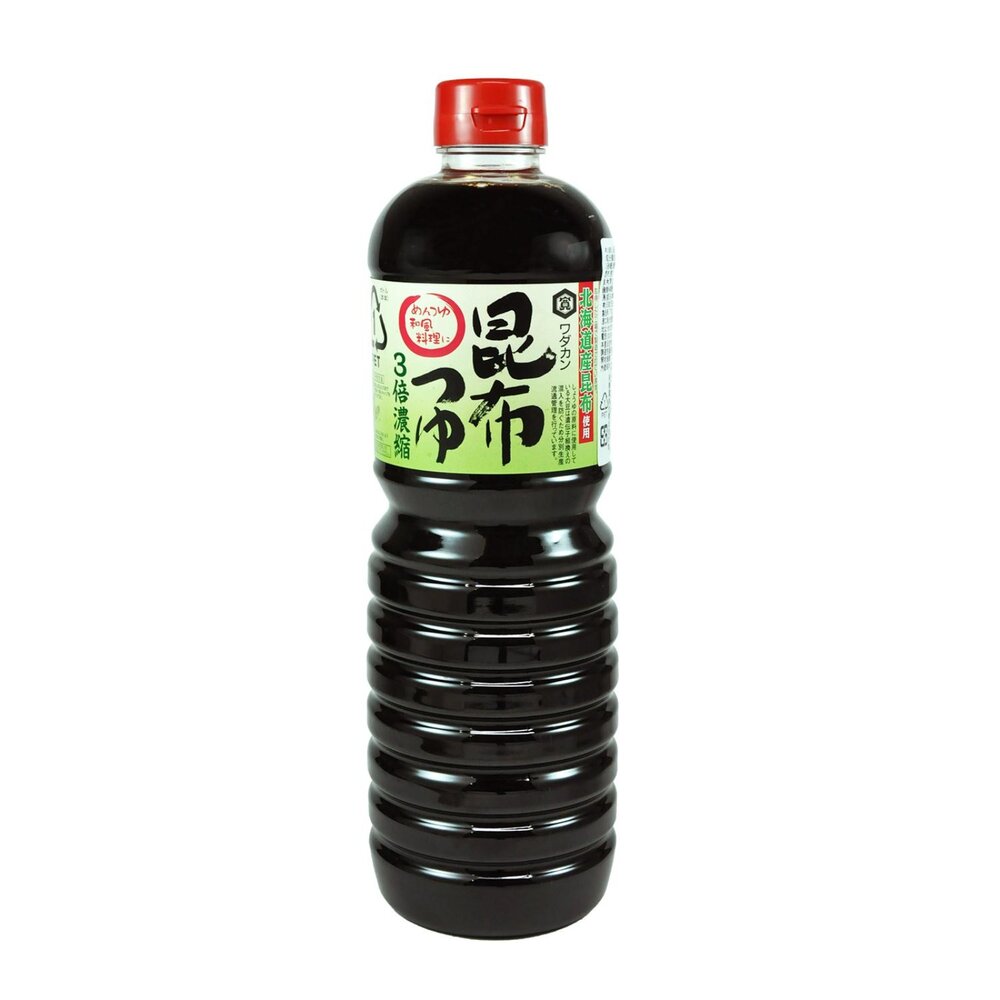 4903636311-日本 萬達寬 昆布醬油 調味醬油 調味品 麵味露 昆布 三倍濃縮