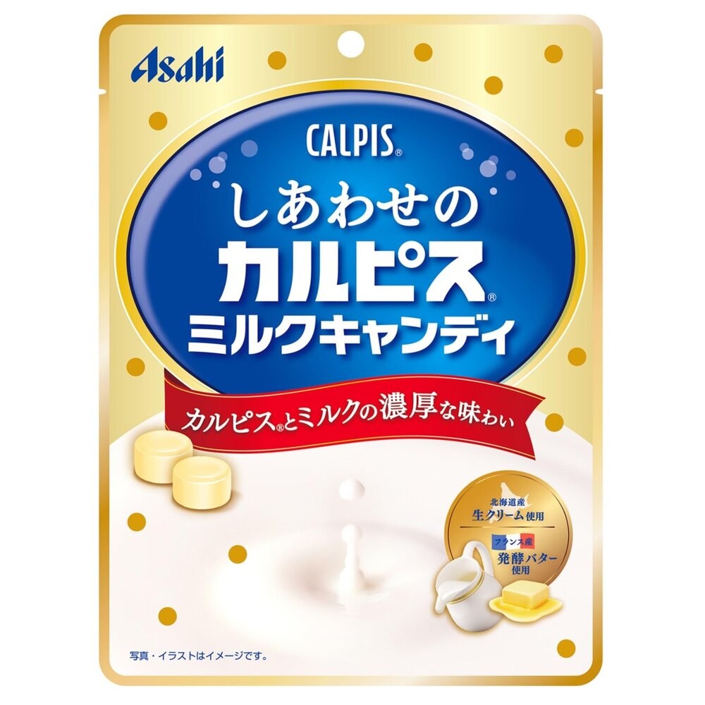 494684254-日本 Asahi 朝日 CALPIS 可爾必思 牛奶糖 牛乳糖