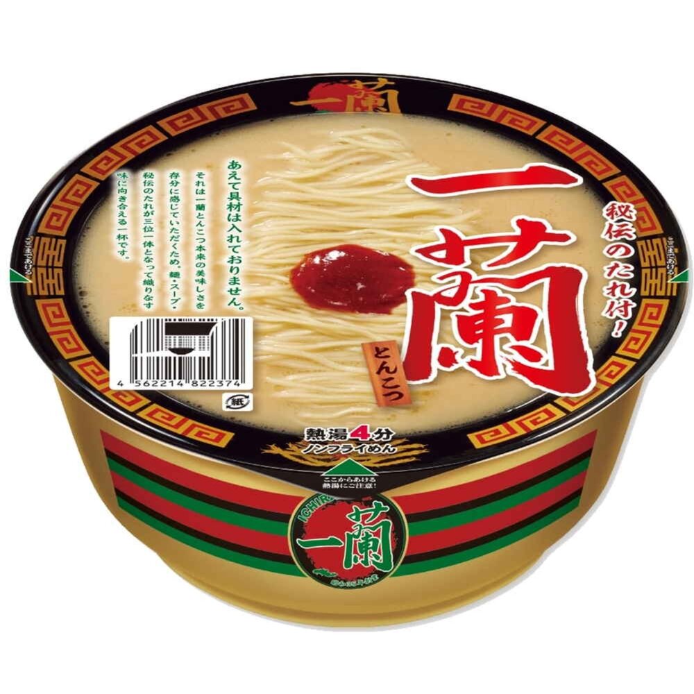 日本 一蘭 一蘭泡麵 拉麵 泡麵 袋麵 捲麵 雙重秘製 碗裝-圖片-2