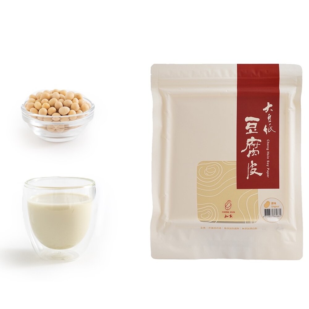 台灣 承新 豆腐皮 千張 大豆紙 豆腐皮 豆皮紙 豆皮 低碳 減醣 腐皮紙 千張豆腐皮-圖片-1