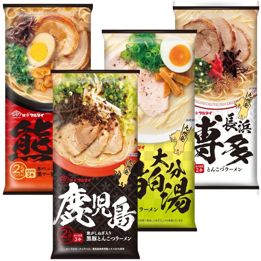 5335255450-日本 丸泰 名地 名地拉麵 棒狀拉麵 鹿耳島 熊本 豚骨 博多 雞白湯 日本棒狀泡麵