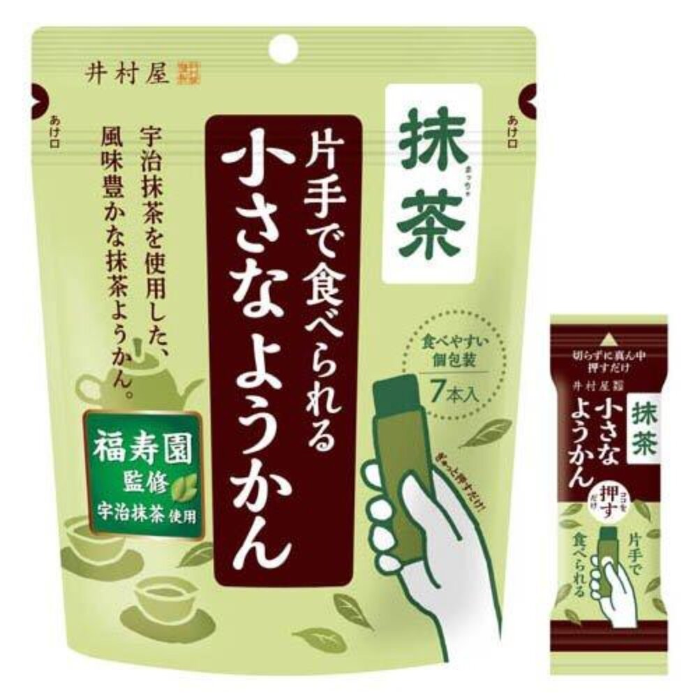 5738413663-日本 井村屋   羊羹 擠壓涼糕 擠壓羊羹 抹茶羊羹 抹茶風味