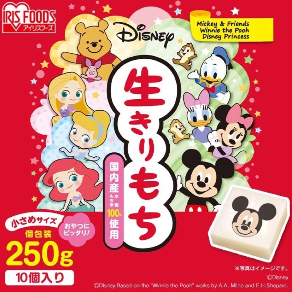 日本 IRIS 迪士尼茲姆茲姆造型 烤年糕 烤麻糬 迪士尼年糕 迪士尼麻糬 麻薯 小熊維尼 中秋烤肉-圖片-3