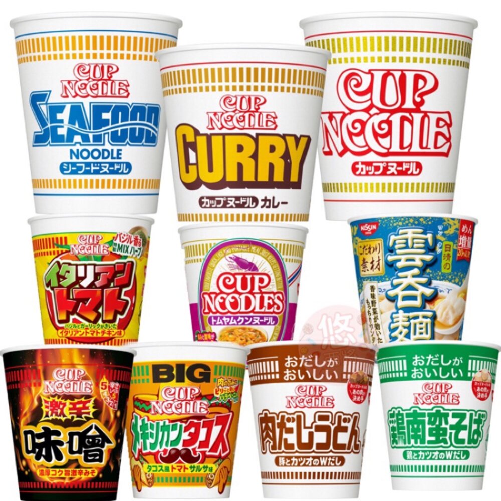 6937706-日本 日清 NISSIN cup noodle 日清經典杯麵 醬油 海鮮 咖哩 聖嫂 濃厚