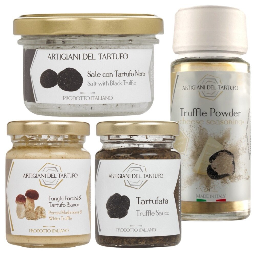 8306320856-義大利 職人 松露 白松露  黑松露 洋芋片 海鹽 牛肝菌菇醬 松露醬 松露鹽 松露塩 白松露醬