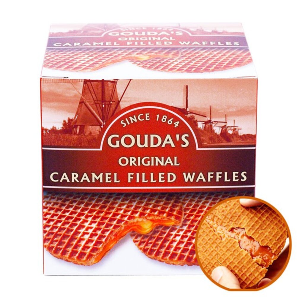 9664783097-荷蘭 高達 Gouda’s 荷蘭傳統糖漿煎餅 荷式焦糖煎餅 高達脆餅 高達煎餅 荷蘭焦糖餅乾 七七老大